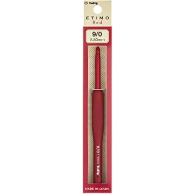 Image of Tulip Etimo Red Crochet Hook 5.50mm