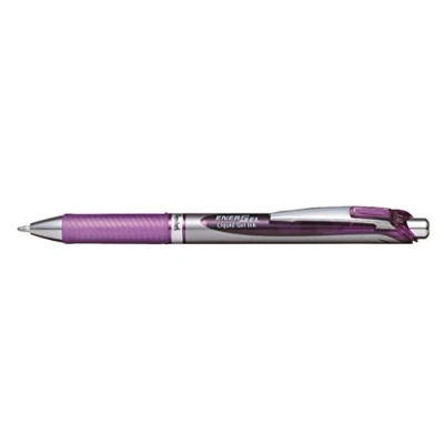 Image of Pentel BL80 VX EnerGel Retractable Gel Ink Rollerball Pen,Purple,1 mm