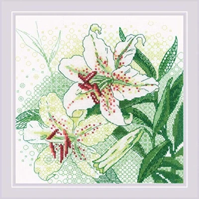 Image of Riolis Blackwork Embroidery Kit, Multicoloured, 20 x cm