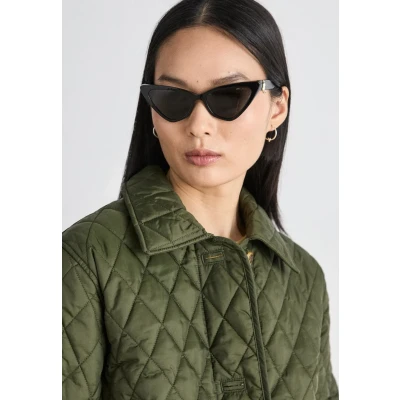 Image of Jimmy Choo Woman JC5008 500087 Sunglasses Acetate Black Grey Cat Eye Normal