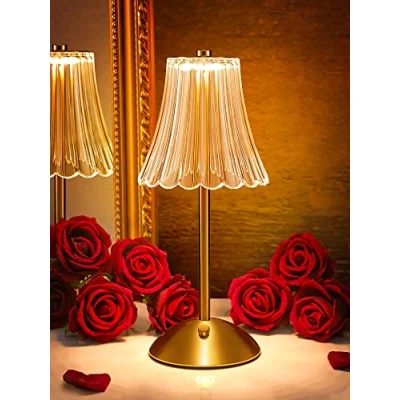 Image of Table Lamp,Rechargeable Lamp Battery Operated Lamp,Dimmable Bedside for Bedroom Lamp,3 Colors Touch Lamps Lamps,Battery Cordless Lamp,Small LED Living Room