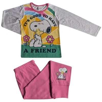 Image of Peanuts Girls Snoopy Pyjamas Dog Character (Peanuts, 11 12 Years)