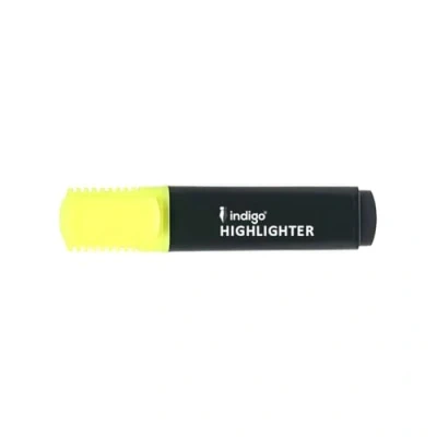 Image of indigo Power Line Highlighters Pack of 6 (Yellow)