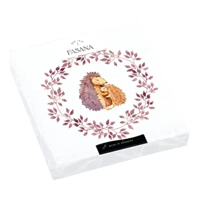 Image of Fasana 20 x 3 Ply Disposable Napkins, Autumn Leaves, 33 cm, Paper, Made in Germany