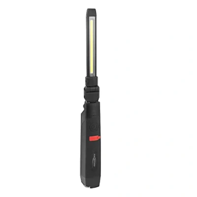 Image of Ansmann IL500R Rechargeable LED Work Light, 130/500 Lm, Black, LxWxH 320 X 43 33mm