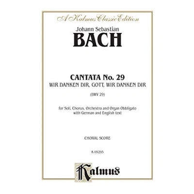 Image of Bach Cantata No. 29 (Kalmus Edition)