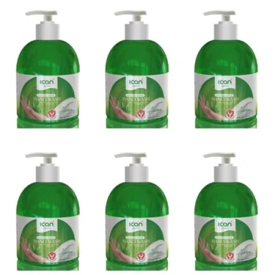 Image of ican London Aloe Vera Anti bacterial Hand Wash 6 x 500ml