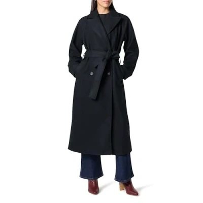 Image of The Drop Jessy Elongated Overcoat Coats, Black, XL