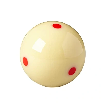 Image of PowerGlide Snooker Pool Billiard Training Ball, Cream, 2&quot; 1/4