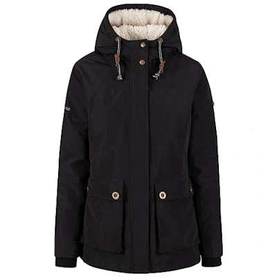 Image of Trespass Womens Waterproof Jacket Hooded Padded Fleece Lined Token