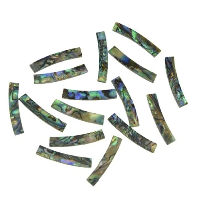 Image of KAISH Guitar Rosette Paua Abalone Shell Curved Strips Sound Hole Inlay Dimension 110mm4mm1.5mm