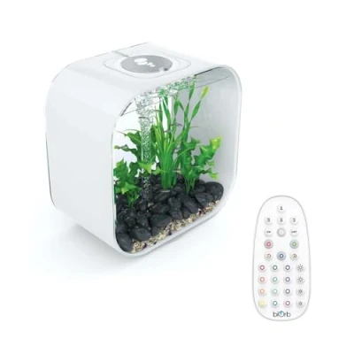Image of BiOrb Life 30Litre White Aquarium Fish Tank with Multi Colour LED Lighting
