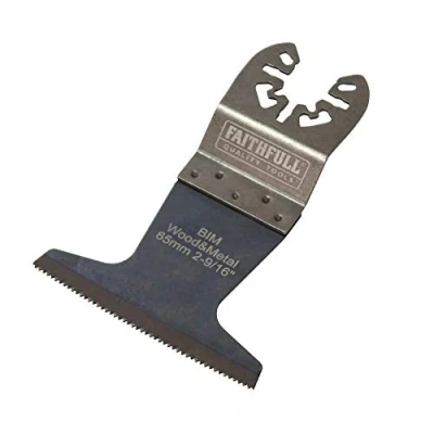 Image of Faithfull Premium Arc Cut Wood Metal Bi Blade 65mm