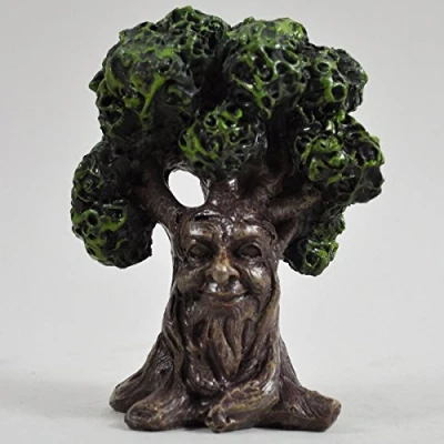 Image of Fairy Garden UK Tree Ent Face Miniature Home Decor Elf Pixie Hobbit Magical Gift Idea Height: 10cm