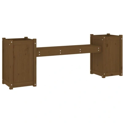 Image of vidaXL Planter Bench Honey Brown 180x36x63 cm Solid Wood Pine
