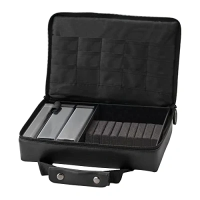 Image of Casemaster Pro 9 Dart Leatherette Storage/Travel Case, Black