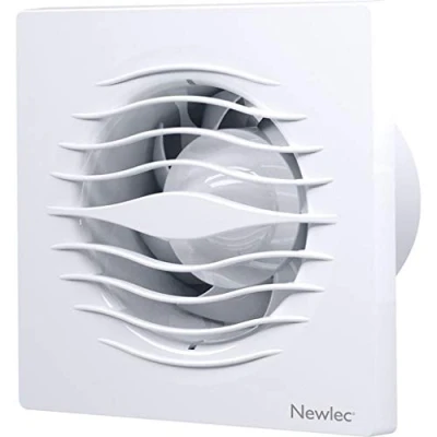 Image of Newlec NLLPF100TA Low Profile Extractor Fan with Timer 100mm / 4 Inch