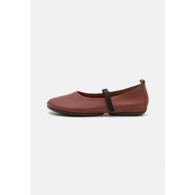 Image of Camper Right NINA Ankle strap ballet pumps Gobi road/isla ry, Women&#039;s, Size: 3, ry Leather