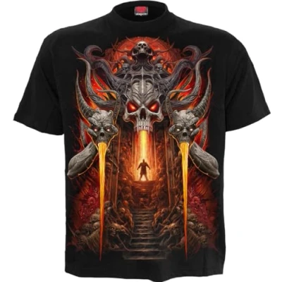 Image of Spiral Gates of Hell T Shirt Black XL