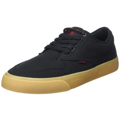 Image of Element Topaz C3 C Trainers, Size: 7, Black gum red Synthetics