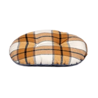 Image of Danish Design Sand Bowmore Brushed Check Dog/Puppy Quilted Mattress X Large 40in