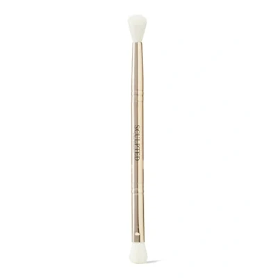Image of Double Ended Blending Duo Makeup Smokey Eye Brush from Sculpted by Aimee 2 in 1 Blend and Sharpen for use Under