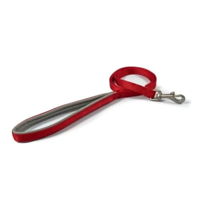 Image of Ancol Viva Soft Touch Padded Snap Lead Red, Size 100 x 1.2 cm, Max kg 20 kg, Weather Proof