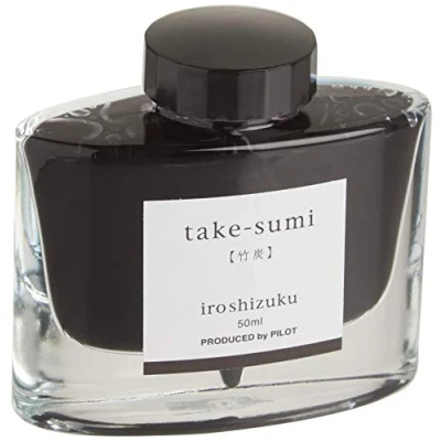 Image of Pilot Namiki Iroshizuku Chiku rin Bottle of Ink for Fountain Pen 5.000 Black