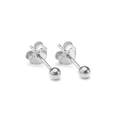 Image of 5mm Sterling Silver Ball Stud Earrings