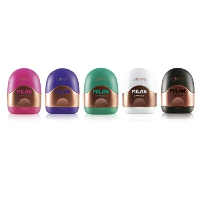 Image of MILAN Display Box 24 Pencil Sharpener with Capsule Copper Reservoir