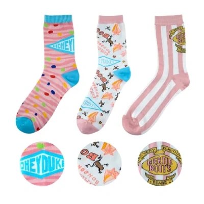 Image of Cinereplicas Harry Potter Honeydukes Socks Set of 3 One Size Officially Licensed