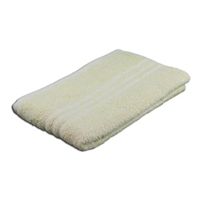 Image of Gözze Elegant Hand Towel Set of 2, Sylt, 100% Cotton, Heavy Weight (440 g/m²), 50 x 100 cm Vanilla