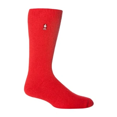 Image of HEAT HOLDERS Mens &amp; Womens 2.3 Tog Original Thermal Socks 3 Sizes Thick Warm Fluffy Insulated for Winter Ideal Raynauds (6 11, Red)