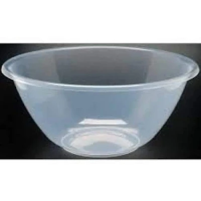 Image of 2 x 6 15cm Plastic Mixing bowls Microwave Safe Salad Fruit