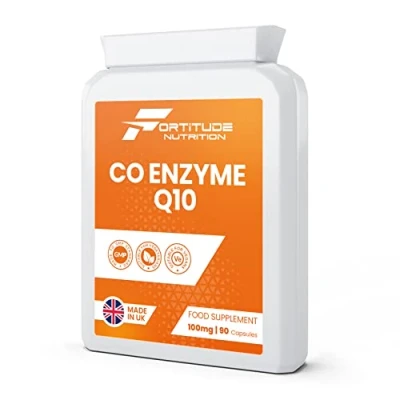 Image of Coenzyme Q10 100mg 90 Capsules CoQ10 Supplement Naturally Fermented Trans Form of Ubiquinone Vegan Co Enzyme Q 10 for Heart Health, Energy, Mitochondria