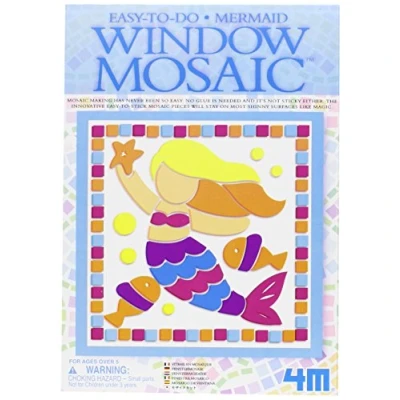 Image of 4M Mini Window Mosaic Art (3 assorted)