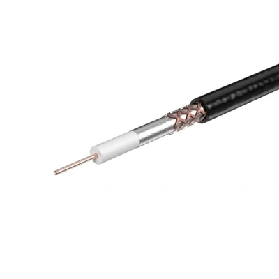 Image of Labgear Black Single 1mm CCS 75Ohm RG6 Digital Satellite Aerial Cable With Foam Filled PE Aluminium Foil &amp; Copper Braid 27600F/27615F 250 Meter