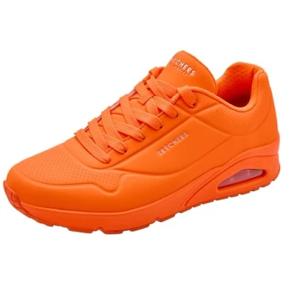 Image of Skechers Women&#039;s Uno Stand on Air Sneaker, Orange, 7