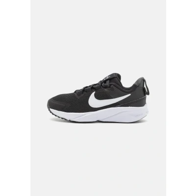 Image of Nike Performance STAR Runner 4 Unisex Neutral running shoes for kids, Size: 11K, Black/anthracite Textile/synthetics