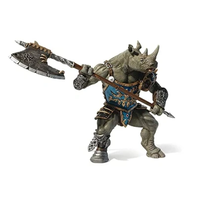 Image of Papo MEDIEVAL FANTASY Animals 38946 Rhino Mutant Figurine, Multicolour