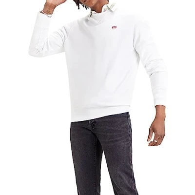 Image of Levi&#039;s THE Original CREW Sweatshirt, Men&#039;s, Size: XXL, White
