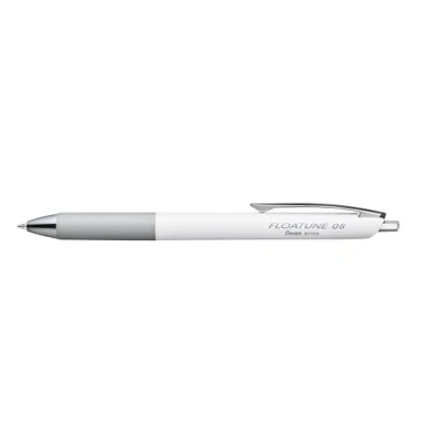Image of Pentel BY208 Floatune Retractable Rollerball Pen, 0.8mm Tip, Black ink (Single Pen)