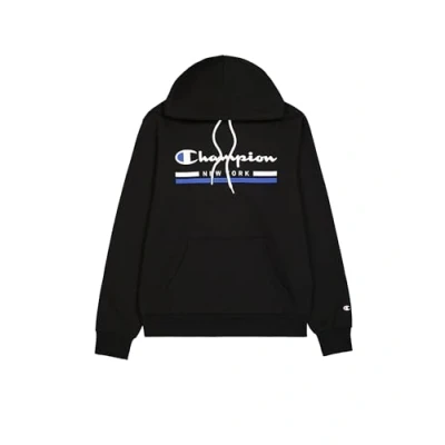Image of Champion Graphic Hoodie Hoodie, Men&#039;s, Size: Medium, Black