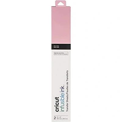 Image of Cricut 2006788 Transfer Sheets, Rose Pink Infusible Ink,