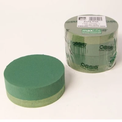 Image of Pack of 2 Oasis Foam Frame 5&quot; (13cm) Posy Pads