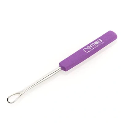 Image of REMOS Ear Wax Remover Made of Stainless Steel Easy Removal Violet 7 cm