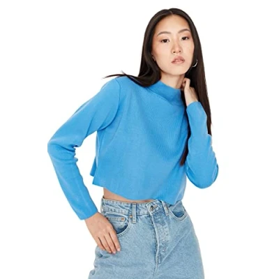 Image of Trendyol Sweater Blue Slim