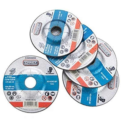 Image of Connex COX938005 Cutting Disc for Metal, Multi Colour, 115 mm, Set of 5 Piece