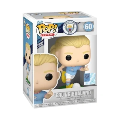 Image of Funko POP! Football: Mancity Erling Haaland Manchester City FC Collectable Vinyl Figure Gift Idea Official Merchandise Toys for Kids &amp; Adults Sports Fans Model Collectors