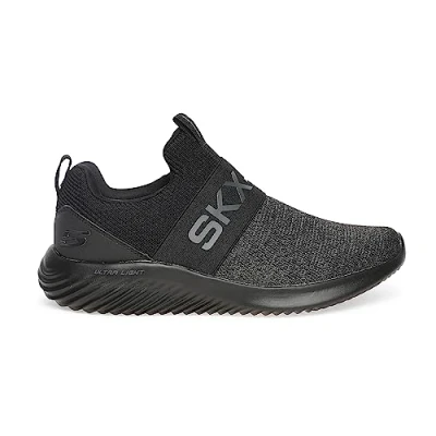 Image of Skechers Men&#039;s 232281 BBK Trainers, Black Mesh/Pu/Black Trim, 6 UK